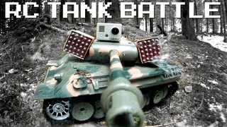 RC TANK BATTLE  RCExplorerse [upl. by Lichter]