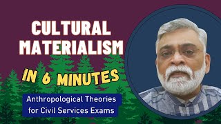 Cultural Materialism explained in under 6 minutes  Anthropological Theories [upl. by Assirroc]