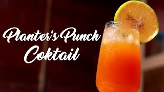 Planters Punch Cocktail an Easy Making Homemade Refreshing Drink [upl. by Jasmina]