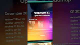 NEW Realme UI 60 Android 15 Update amp Official Roadmap realmeui6 realmeupdate [upl. by Leeth452]