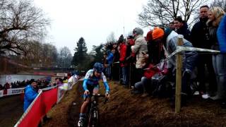 Sanne Cant oppermachtig in de Brico CrossVestingcross  Hulst 2017 [upl. by Stacee775]