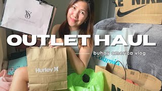 BUHAY AMERICA Outlet Haul sales and discount 50 OFF 75 OFF BUY 1 GET 1 tagalog VLOG [upl. by Najar376]