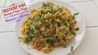 INSTANT POT  Quinoa Vegetable PilafPilau  Mumtaz Hasham [upl. by Laehpar]