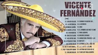 VICENTE FERNÁNDEZ MIX ROMANTICAS VIEJITAS PARA ADOLORIDOS25 GRANDES EXITOS [upl. by Letnuahc]