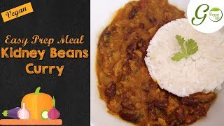 Easy Meal Prep Red Kidney Beans Curry Rajma Chawal l Vegan amp Vegetarian Meals [upl. by Desmond63]