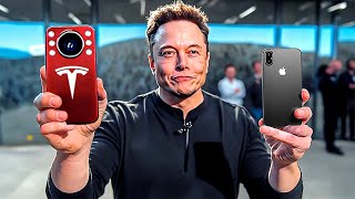 Elon Musk quotTeslas New Pi Phone Beats iPhone 16 in EVERY WAYquot [upl. by Bohrer]