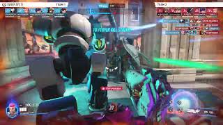 Ram main flexes to Hog to counter known ball player by BLOODRAVEN — Overwatch 2 Replay RCWV6N [upl. by Jeffries]