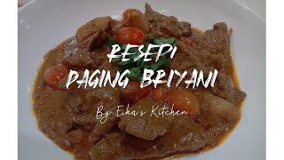 RESEPI DAGING BRIYANI [upl. by Ekrub]