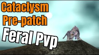 Lightning  Lvl 80 Feral Druid PvP Cataclysm Prepatch [upl. by Afirahs]