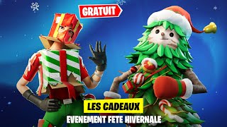 LES CADEAUX DE NOEL SONT ARRIVES SUR FORTNITE  FORTNITE FETE HIVERNALE 2023 [upl. by Stoddard]