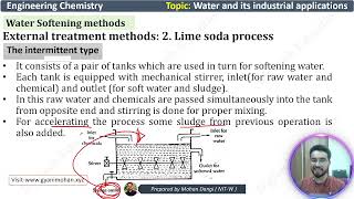 Water treatment  lime soda process  Cold lime soda process Engineering chemistry  btech [upl. by Steen844]