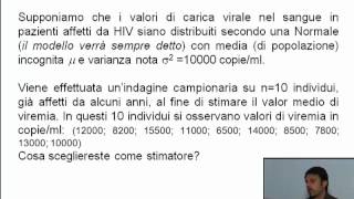 Statistica medica  Stima puntuale della media  esempio [upl. by Onateag627]