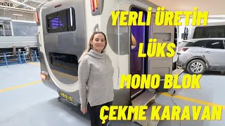 AVRUPA STANDARTLARINDA YERLİ ÜRETİM MONOBLOK ÇEKME KARAVAN UĞUR KARAVAN [upl. by Leahcir]