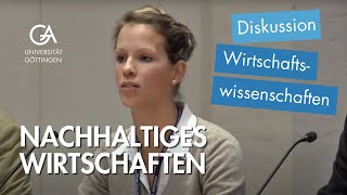 Podiumsdiskussion Verantwortung der Wissenschaft für nachhaltiges Wirtschaften [upl. by Patt928]