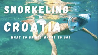 Our kids top 5 snorkeling spots in Croatia ⎮ Tips for snorkeling when traveling with your family [upl. by Encrata]