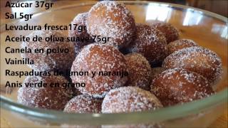 Como hacer buñuelos veganos [upl. by Neisa392]