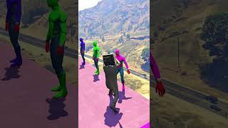 GTA Vs Funniest Moments Epic Fails amp Crazy Stunts Ep35 Shorts gta waterragdolls policecars [upl. by Arytal]