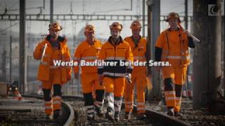 Karriere bei der Sersa Schweiz Werde Bauführer [upl. by Nyrac]