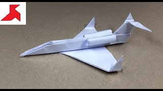 DIY ✈ How to make a PRIVATE JET PLANE from A4 paper [upl. by Ecinahc812]