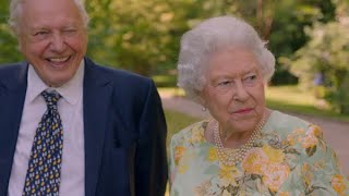 David Attenborough on what it was like to film with the Queen for new ITV documentary  ITV News [upl. by Veronike]