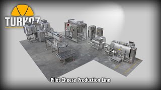 Pilot Cheese Production Line Overview  Machine Demonstration  Turkoz Machinery [upl. by Arada]