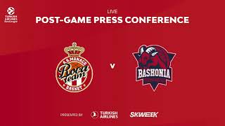 EUROLEAGUE live post game conf presse monacobaskonia [upl. by Wittie588]