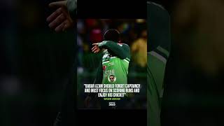 Wasim Akram 🗣️quotBabar Azam BabarAzam cricket Pakistan [upl. by Nodgnal]