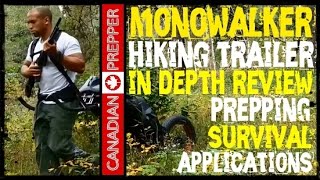 Bug Out Hiking Trailer Monowalker Fatmate In Depth [upl. by Iatnahs]