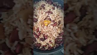 RiceampPeas served with steam slice fish  vegetables tastymeals easyrecipeflavorfulshortsvideo [upl. by Claretta597]