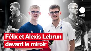 Linterview croisée de Félix et Alexis Lebrun prodiges français du tennis de table [upl. by Lune931]