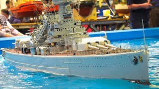 XXXL 128 KG RC SCALE MODEL SHIP LARGE and HEAVY WEIGHT RC MODEL BATTLE CRUISER [upl. by Airlee]