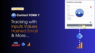 Contact Form 7 Tracking with Google Tag Manager and Google Analytics including inputs values [upl. by Sumerlin]