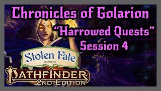 Pathfinder 2e Live Play Stolen Fate  Harrowed Quests Session 4 [upl. by Derron]