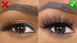 HOW TO PUT ON FAKE EYELASHES Very Detailed  Ale Jay [upl. by Hepsoj]