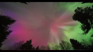 Northern lights Pudasjärvi 8102024 [upl. by Hannahoj]