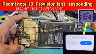 Redmi note 10 provision isnt responding Solution II redmi note 10 provision isnt problem solution [upl. by Stein970]