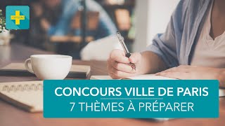 Concours dattaché d’administration parisienne  7 sujets à réviser [upl. by Alleuol]