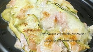 Sformato zucchine pecorino e petto di tacchino arrosto [upl. by Baylor]