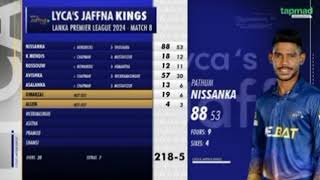 Dambulla giants vs jaffana kings match highlights LPL t20 league highlights 2024 [upl. by Muffin]