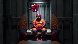 Lets get SpiderMan out of jail spiderman ai shorts catoon [upl. by Zaid840]