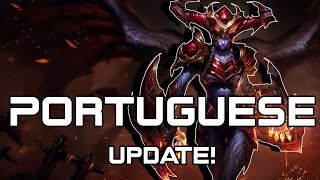 Shyvana Voice PT  BR Brazilian Portuguese  Update [upl. by Assetniuq]