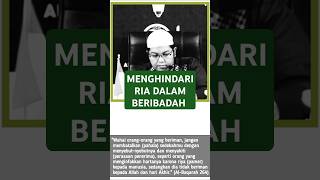 MENGHINDARI RIA DALAM BERIBADAH Nasehat Ustadz Firanda Andirja Hafizahullah ustadzfirandaandirja [upl. by Jarlath149]