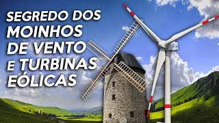 O que são MOINHOS DE VENTO e TURBINAS EÓLICA Moinho de Vento vs Turbina Eólica Qual a Diferença [upl. by Ecal]