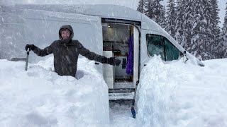 Direct Hit  Heavy Snow Camping in the Mountains of NC  Winter Storm Warning [upl. by Emyle]