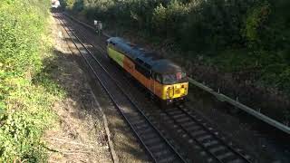 56090 passes through Belper [upl. by Laucsap]