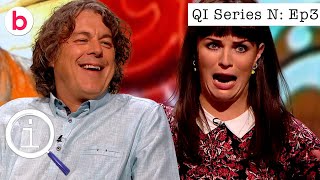 QI Series N Episode 3 FULL EPISODE  With Aisling Bea Ross Noble amp Corey Taylor [upl. by Keane887]