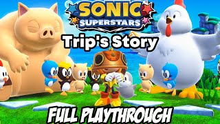 SONIC SUPERSTARS TRIPS STORY FULL PLAYTHROUGH Walkthrough Gameplay Part 9 PC [upl. by Zsamot]