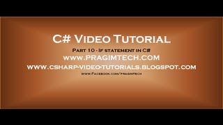 Part 10  C Tutorial  If statement in C [upl. by Anwahsiek210]