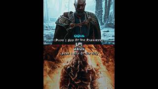 Zeus VS Odin All Forms  Battle shorts godofwaragnarok godofwar [upl. by Skipton]