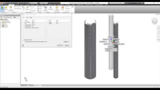 Create iPart for threaded stud in Autodesk Inventor [upl. by Adham]